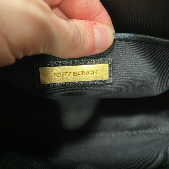 Tory Burch McGraw Camera Bag Black Leather Crossbody - Picture 3 of 11